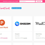 人気ウェブサービスのUXの歴史を振り返ることができるサイト「UX Timeline」
