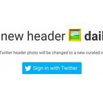 Twitterのプロフィールヘッダーを日替わりで更新してくれるサイト「A new header photo daily」