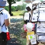 大容量バックパック「CLOSET BAG」でピクニックにいくと、パパが普段よりかっこよくなる